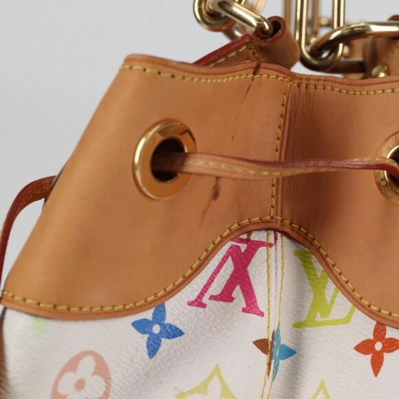 LOUIS VUITTON Monogram Multicolor Ursula Tote Bag White M40123 LV Auth BA2955 - Picture 7 of 15